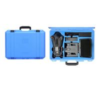 Custodia rigida impermeabile a spalla per DJI Mavic 4 Pro e telecomando RC Pro 2, batterie di supporto ed eliche, accessori per zaino per drone (blu)
