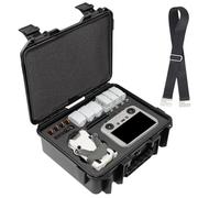 Custodia Rigida Impermeabile Compatibile con DJI Mini 4 Pro/Mini 3/Mini 3 Pro，DJI RC 2/RC/RC-N2/N1 Borsa per Trasporto per 6 Batterie con Tracolla (Solo Borsa Impermeabile)