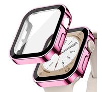 Custodia Rigida Impermeabile compatibile per Apple Watch Series 10/9/8/7 46mm 42mm 45mm 41mm con Protezione Dello Schermo in Vetro Temperato, per iWatch 6/5/4/SE 44mm 40mm Full Cover Protettiva [HD]