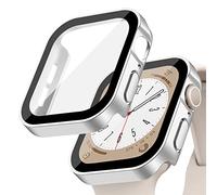 Custodia Rigida Impermeabile compatibile per Apple Watch Series 10/9/8/7 46mm 42mm 45mm 41mm con Protezione Dello Schermo in Vetro Temperato, per iWatch 6/5/4/SE 44mm 40mm Full Cover Protettiva [HD]
