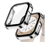 Custodia Rigida Impermeabile compatibile per Apple Watch Series 10/9/8/7 46mm 42mm 45mm 41mm con Protezione Dello Schermo in Vetro Temperato, per iWatch 6/5/4/SE 44mm 40mm Full Cover Protettiva [HD]