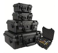 Custodia rigida impermeabile da 1 pezzo Custodia per attrezzi con scatola di immagazzinaggio in spugna pretagliata Protezione di sicurezza Organizzatore Cassetta degli attrezzi hardware