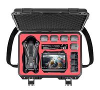 Custodia rigida impermeabile per DJI Mavic 4 Pro Drone Combo Fly More adatta a DJI RC 2/Pro 2 fino a 9 batterie, stazione di ricarica, filtro e accessori