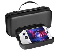 Custodia rigida in EVA per Legion Go S - Custodia da viaggio antiurto con ecopelle di alta qualità, organizer portatile compatto per accessori di gioco