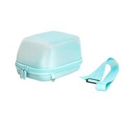 Custodia rigida in EVA resistente ai graffi e agli urti con struttura in tessuto, custodia universale per fotocamera istantanea, Blu, M