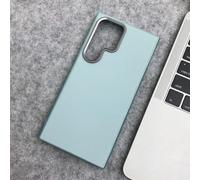 Custodia rigida in PC con bordo morbido antiscivolo e opaca, in lega di lusso, per Samsung Galaxy S25ultra S25 Plus S24 (per Galaxy S25/verde menta)