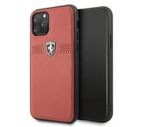 Ferrari FEOBAHCN58RE Custodia in pelle Off Track, rosso - iPhone 11 Pro