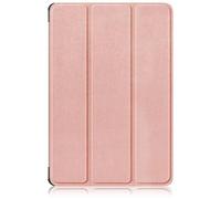 Custodia rigida in pelle PU a tre ante for tablet adatta for Huawei Matepad 11.5 pollici TXZ-W09 2025 con supporto(Rose gold)