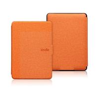 Custodia rigida in pelle PU con trama in tessuto Cover rigida posteriore for PC compatibile con Kindle 2022 11a generazione 6.0 pollici C2V2L3 (Colore : arancia, Size : C2V2L3 2022 6inch)