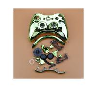 Custodia rigida in plastica cromata Chrome Greed per controller wireless Xbox 360, cover anteriore e posteriore