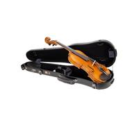 Custodia rigida in policarbonato per violino 4/4 | Finitura nera opaca, igrometro integrato, vano accessori, copertura interna - Guscio leggero e resistente