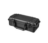 Custodia rigida in PP nera da 6 misure, portatile, impermeabile, antiurto, portautensili, scatola di spugna Flight Case Professionale(C 305x165x105mm)