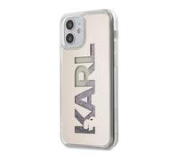 Custodia rigida Karl Lagerfeld KLHCP12SKLMLGR, argento - iPhone 12 Mini
