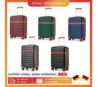 Custodia rigida KONO ABS + PC con 4 ruote, valigia/valigia trolley con serratura TSA (55/65/75 cm)
