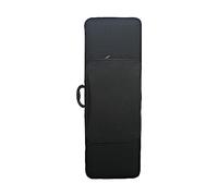 Custodia rigida leggera per violino da viaggio, supporto per strumenti a corda, nero, 1/8