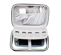 Custodia rigida LTGEM per Leapfrog LeapPad Ultimate Ready for School Tablet - Borsa protettiva da viaggio per il trasporto (nero + grigio)