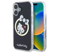 Custodia rigida MagSafe Hello Kitty per iPhone 16 da 6,1" nera