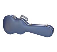 Custodia rigida modellata in ABS superleggera per ukulele da concerto Crossrock a 0 corde, blu (CRA860CUBL)