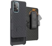 Custodia Rigida Nera Con Supporto E Clip Per Cintura Per Samsung Galaxy A53 5G