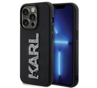 Custodia rigida nera/nera Karl Lagerfeld KLHCP15X3DMBKCK per iPhone 15 Pro Max 6