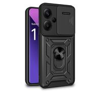 Custodia ad anello rigida nera fresca per Xiaomi Redmi Note 13 Pro Plus 5G