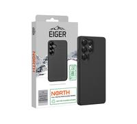 EIGER Protettiva H4EGCA00708 Cover per Samsung Galaxy S25 Ultra, Nero