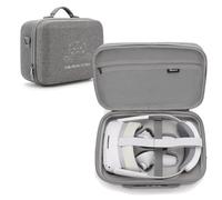 Custodia rigida per accessori Pico 4 Ultra, borsa da viaggio all-in-one, borsa a tracolla per cuffie VR, controller e altri accessori, 31 x 21 x 13,5 cm (grigio)