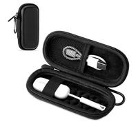 Custodia rigida per AirFly SE/Pro 2/Pro/Duo, Avantree Relay, ricevitore trasmettitore wireless Bluetooth 1Mii, viaggio aereo/TV/palestra, custodia portatile per cavo USB e adattatore (solo custodia)