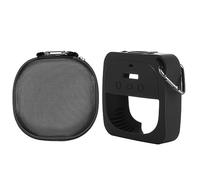 Custodia rigida per altoparlante Bose, custodia in silicone e custodia da trasporto per Bose SoundLink Micro altoparlante portatile (nero)