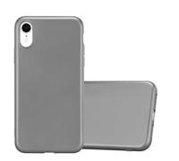 Custodia rigida per Apple iPhone XR in GRIGIO METALLICO Copertura protettiva Custodia in silicone TPU flessibile - Nouvo