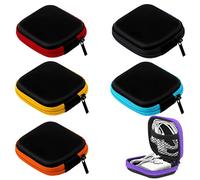 Custodia Rigida per Auricolari,Borsa Protettiva per Accessori Elettronici Impermeabile,Protezione Dall'acqua Piovana,Antiurto Organizzatore Compatible with Airpods/Cavi USB/Pen Drive/Scheda di Memoria