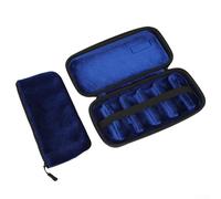 Custodia rigida per bocchini per sassofono, tessuto Oxford impermeabile con fodera in flanella, 4 slot per protezione bocchino a fiato, B