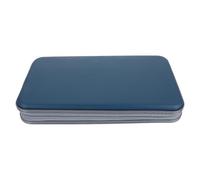 Custodia Rigida per Cd, Organizer Portatile Maniglia | Plastica e Poliestere, Tasche Interne e Chiusura Lampo, per Auto e Viaggi Dischi