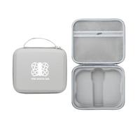 Custodia rigida per DJI Avata 360 PU Storage Box con imbottitura interna, maniglia e chiusura a cerniera solo per il corpo del drone, custodia protettiva da viaggio leggera e durevole, Grigio con un