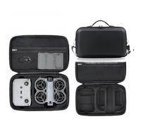 Custodia rigida per DJI Neo 2, custodia da viaggio di grande capacità, borsa portatile con tracolla per Neo2 Motion Fly More Combo, RC-N3, hub di ricarica della batteria e accessori, Nero