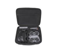 Custodia rigida per DJI Neo 2 Goggles N3, borsa a tracolla impermeabile, custodia protettiva da viaggio per drone DJI Neo 2, RC Motion 3, hub di ricarica batteria e accessori, Nylon nero., Semplice