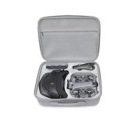 Custodia rigida per DJI Neo 2 Goggles N3 Custodia da viaggio portatile Borsa a tracolla per DJI Neo 2 Motion Fly More Combo, RC Motion 3, Hub di ricarica della batteria e accessori, Grigio Pu