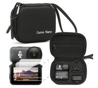 CUSTODIA RIGIDA PER DRONE DJI OSMO NANO ACCESSORI 2 PEZZI PELLICOLA VETRO PROTEZ