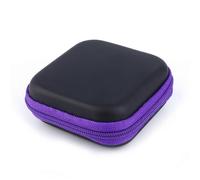 Custodia rigida per gadget, custodia per portachiavi, cuffie, cavo, linea dati USB, 7,5*7,5*2,8 cm