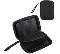 Custodia Rigida per Hard Disk Esterno 2.5" - Compatibile con Toshiba Canvio Basics/Advance, WD My Passport/Elements, Seagate Backup Plus - Antiurto, Impermeabile, Leggera (15x11x5 cm) - Nero
