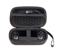 Custodia rigida per il trasporto Borsa di stoccaggio per ANBERNIC RG40XX H Console di gioco retrò portatile Borsa organizer con borsa a rete Antiurto Anticaduta Antigraffio Borsetta (nero)