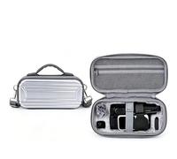 Custodia rigida per Insta360 X6 (per treppiede pieghevole Selfie Stick), custodia impermeabile da viaggio, custodia rigida in policarbonato con tracolla per accessori Insta 360 X6, grigio, Custodia da