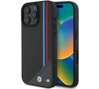 Custodia Rigida Per iPhone 16 BMW Tricolore Compatibile Con Logo In Metallo