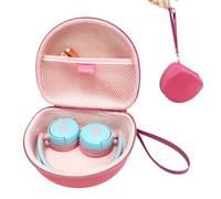 Custodia rigida per JBL Jr310 BT, Eva per cuffie Bluetooth pieghevoli Jr310BT On-Ear Wireless (rosa)