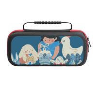 Custodia Rigida Per Nintendo Switch 2Children's Painting, Easter, Rabbit Con Dock , Case Protettivo Con 20 Tasche , Borsa Trasporto Tomtoc One Size