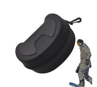 Custodia rigida per occhiali da sci: 25 cm EVA di stoccaggio protettivo, custodia impermeabile a prova di urti, custodie con cerniera per occhiali da nuoto per neve, Tran