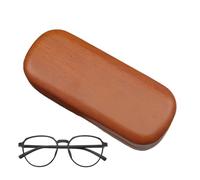 Custodia rigida per occhiali da uomo - Resistente custodia per occhiali | Scatola protettiva retrò realizzata a mano per donne, padre, madre, elegante accessorio di archiviazione ottica, contenitore p