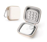 Custodia rigida per registratore vocale Soundcore Work by Anker, custodia protettiva portatile per Soundcore Work AI Note Taker con moschettone staccabile, mini antiurto impermeabile (beige)