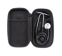 Custodia rigida per stetoscopio 3M Littmann Classic III, leggera II S.E, stetoscopio acustica in MDF, grande custodia da viaggio compatibile con borsa a rete per accessori infermieristici penne in