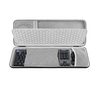 Custodia rigida per tastiera e mouse TKL Geekria, compatibile con Logitech G915 TKL+G502, Razer Huntsman V3 Pro TKL, borsa da viaggio per tastiera 87 tasti (grigio scuro)